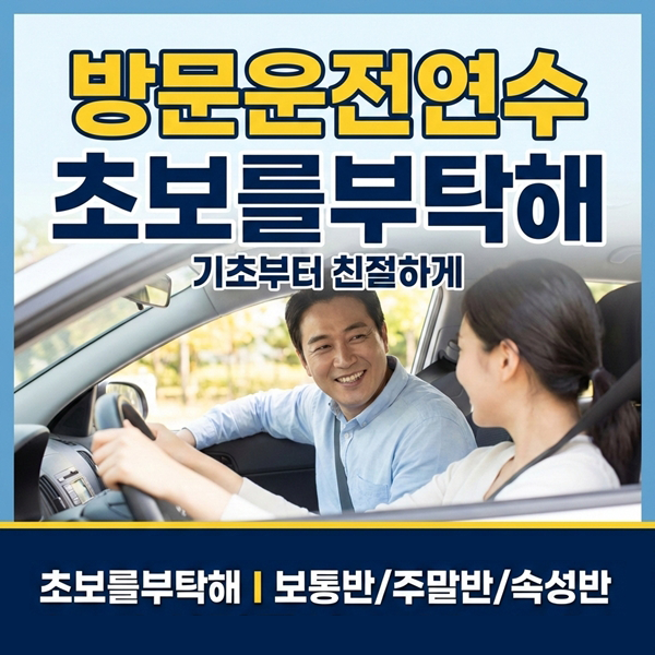 방문자차운전연수 초보를부탁해